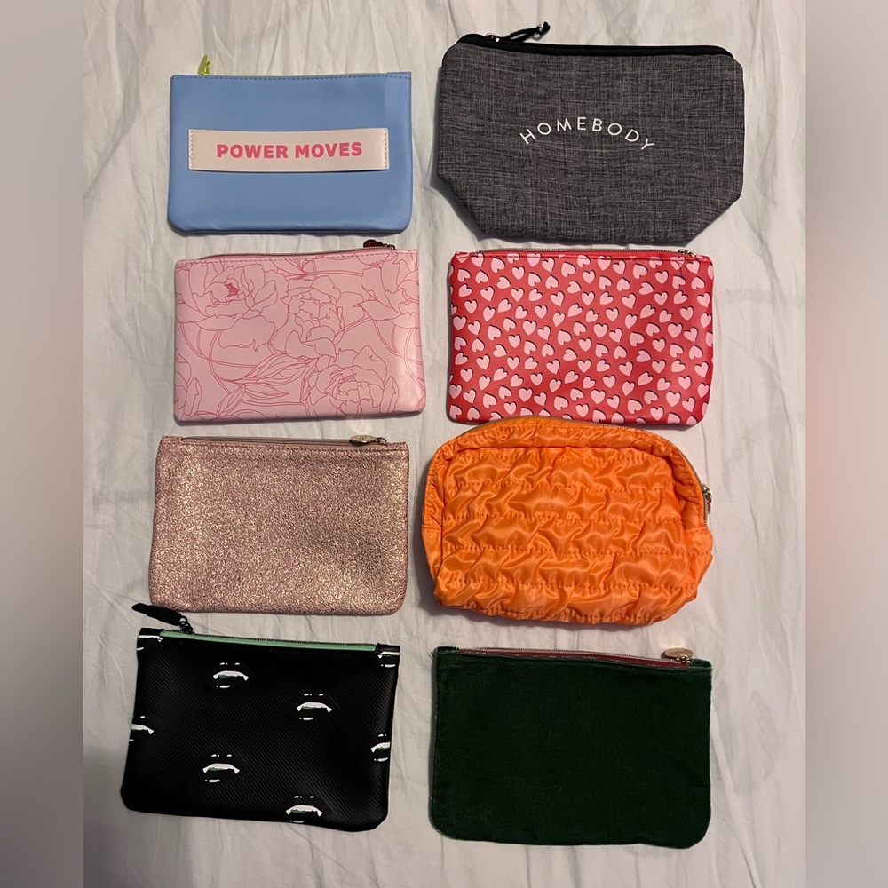 8 Cosmetic Bags (Ipsy)